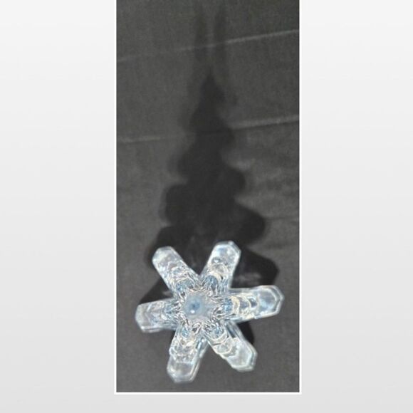 Vintage Lefton Glass Tree Clear Art 8” Figurine VTG - Picture 5 of 7